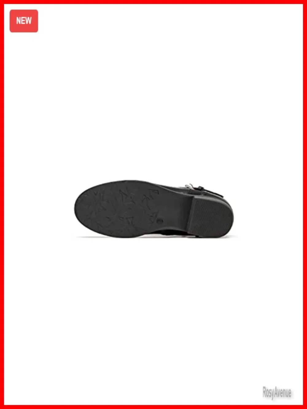 Women's Elastic Ankle Boots, Round Toe Low Heel Side Zipper Buckle Booties